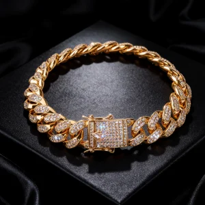 12mm Miami Cuban Link Bracelet