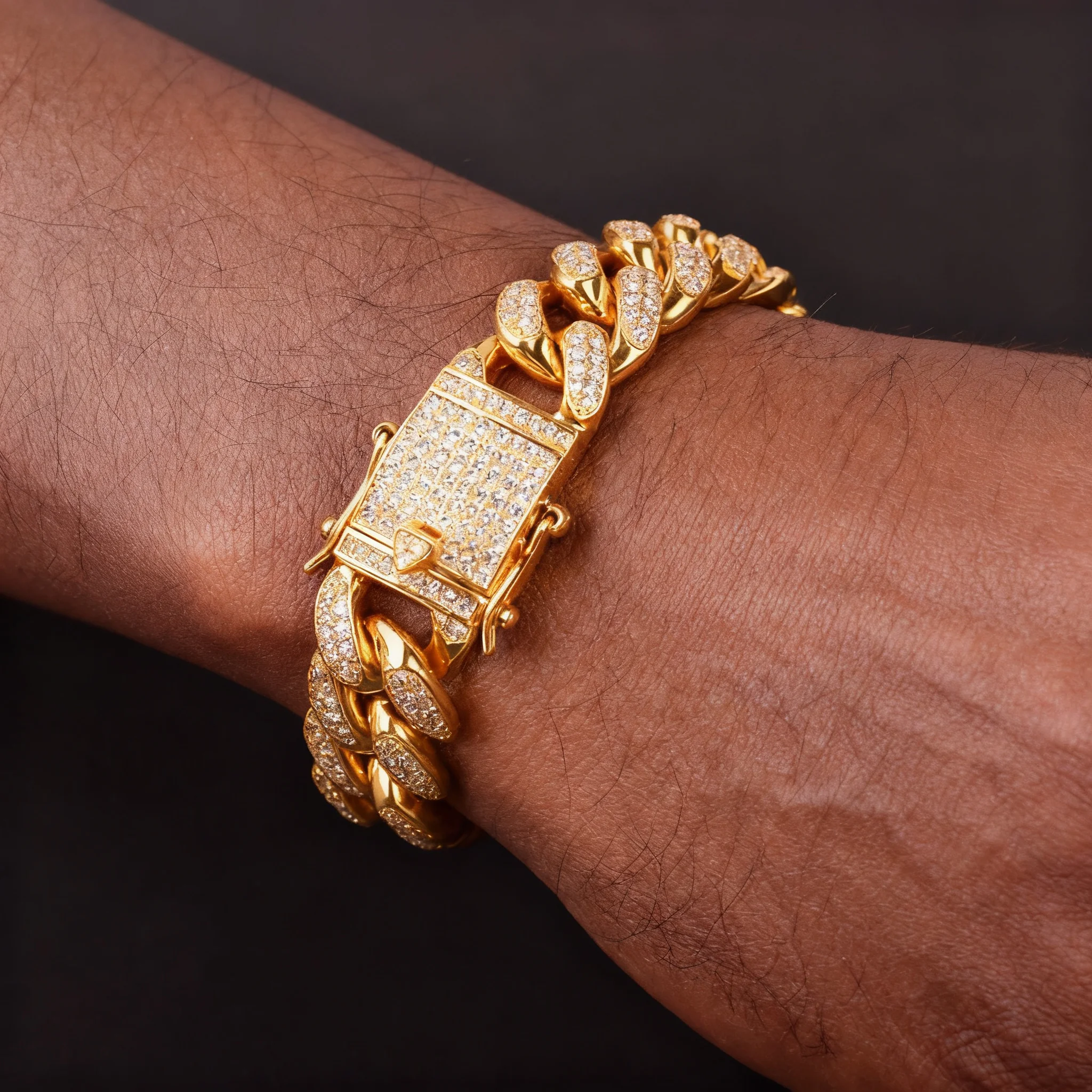 12mm Miami Cuban Link Bracelet - Image 2
