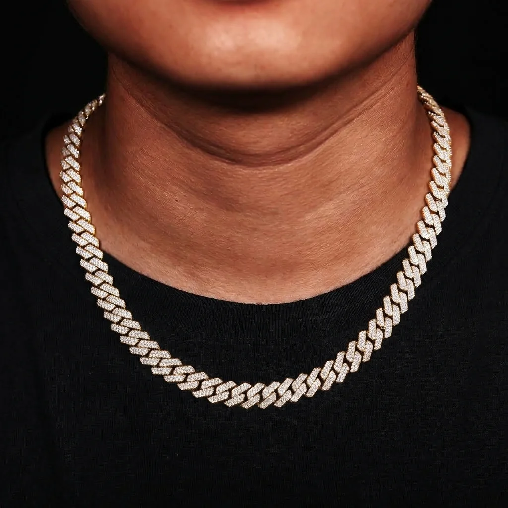 14mm Heavy Prong Cuban Chain - Image 2