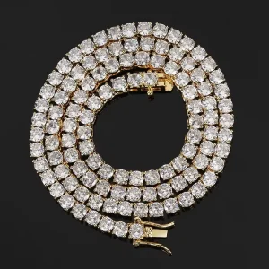 5mm Single-Row Round Tennis Chain