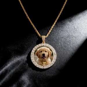 Rotating Double-Sided Photo Pendant