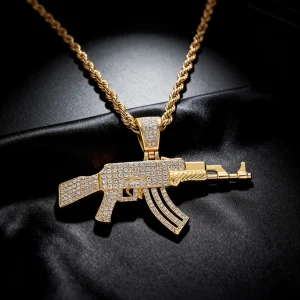 Mini AK47 Assault Rifle Pendant