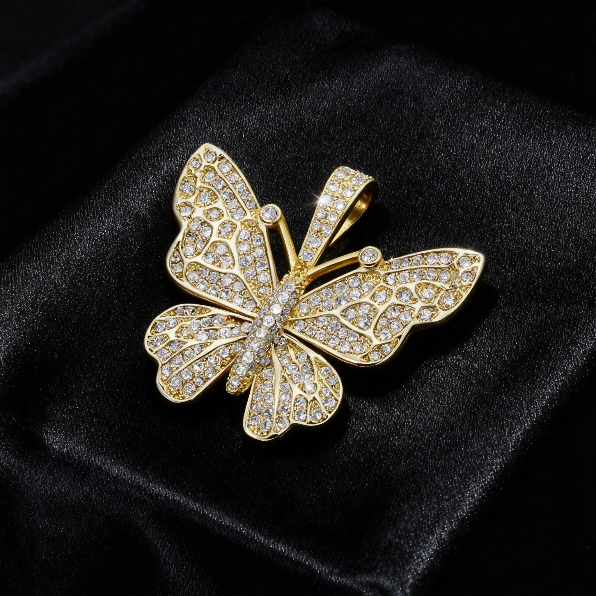 Y2K Iced Butterfly Chain Set